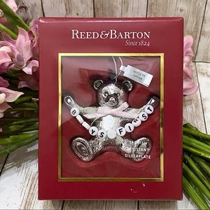 Reed & Barton Baby’s First Bear Silverplate Ornament